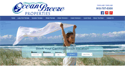 Desktop Screenshot of oceanbreezenc.com